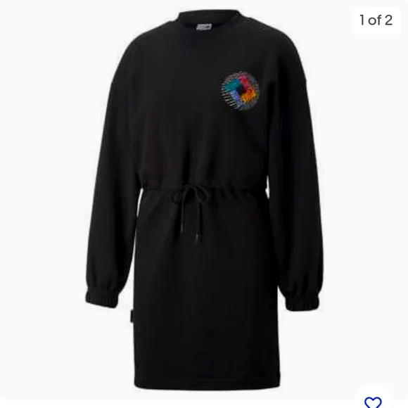 Puma | Dresses | Puma 535737 Womens Swxp Long Sleeve Crewneck Casual  Comfort Technology | Poshmark